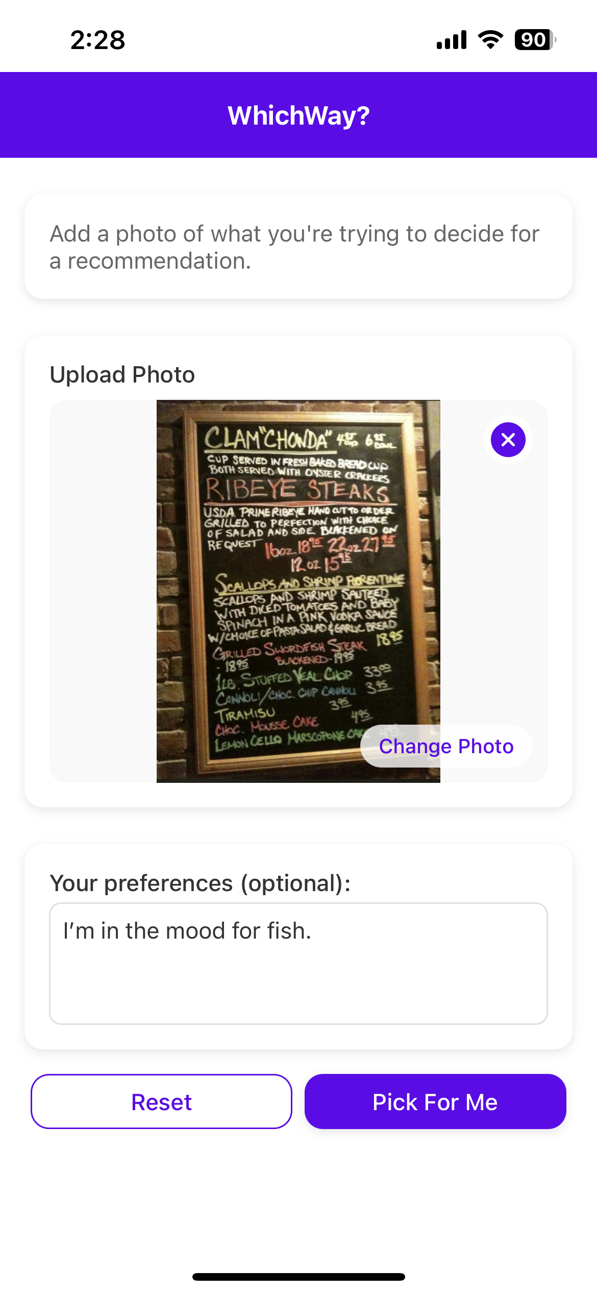 WhichWay Preferences